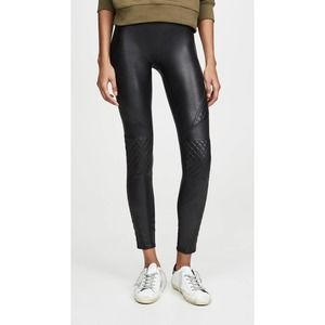SPANX Black Quilted Leggings